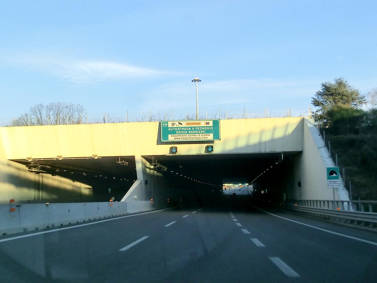 Venegoni Tunnel western portals 