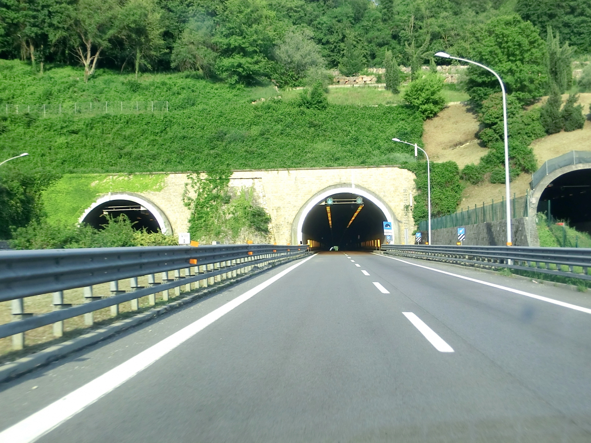 Madonna dei Berici Tunnel western portals 
