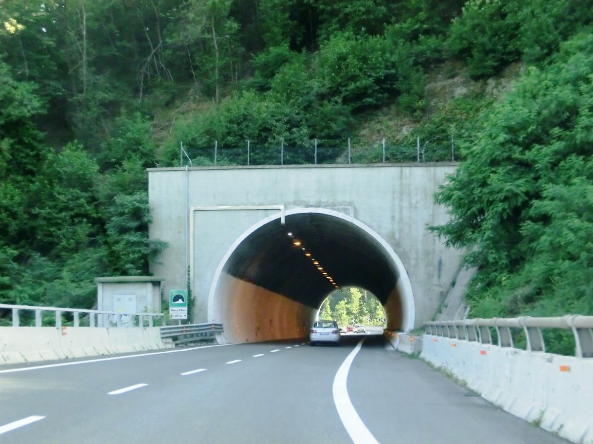 Bocca d'Orso Tunnel northern portal 
