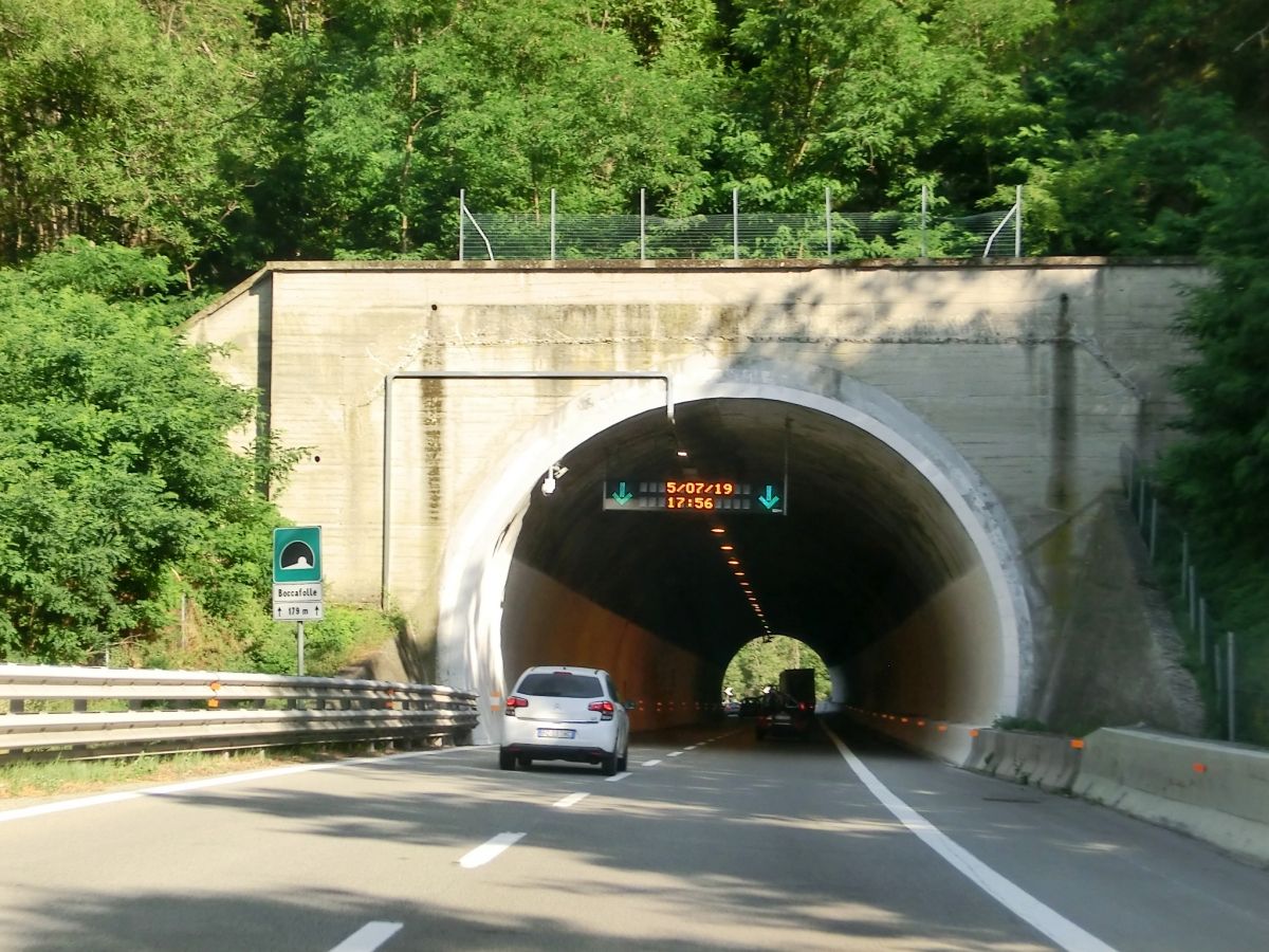 Boccafolle Tunnel northern portal 