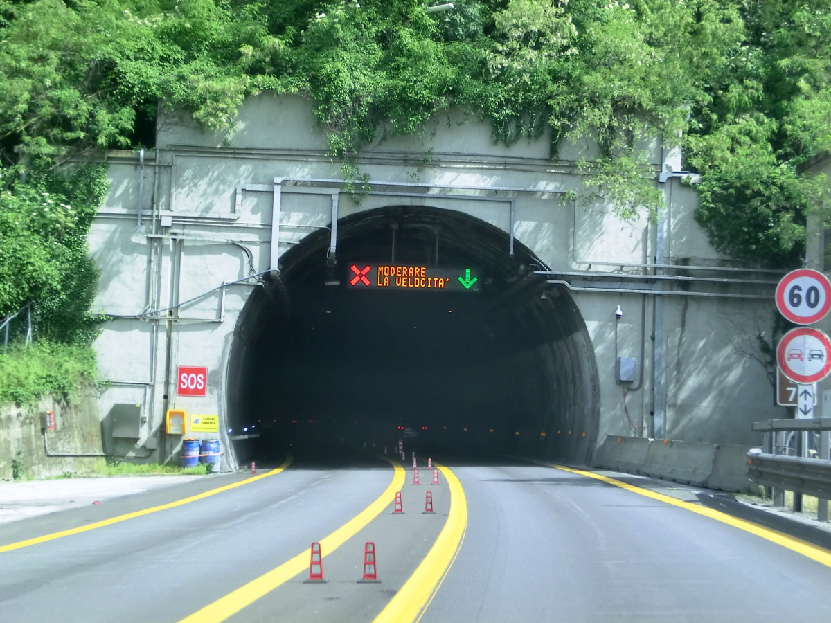 Bricco Tunnel western portal 