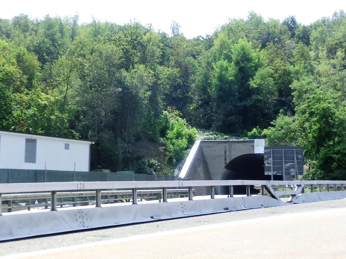 Northbound Giovi Tunnel northern portal 