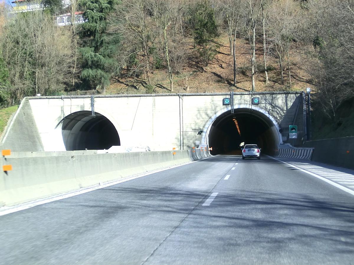 San Fermo Tunnel southern portals 