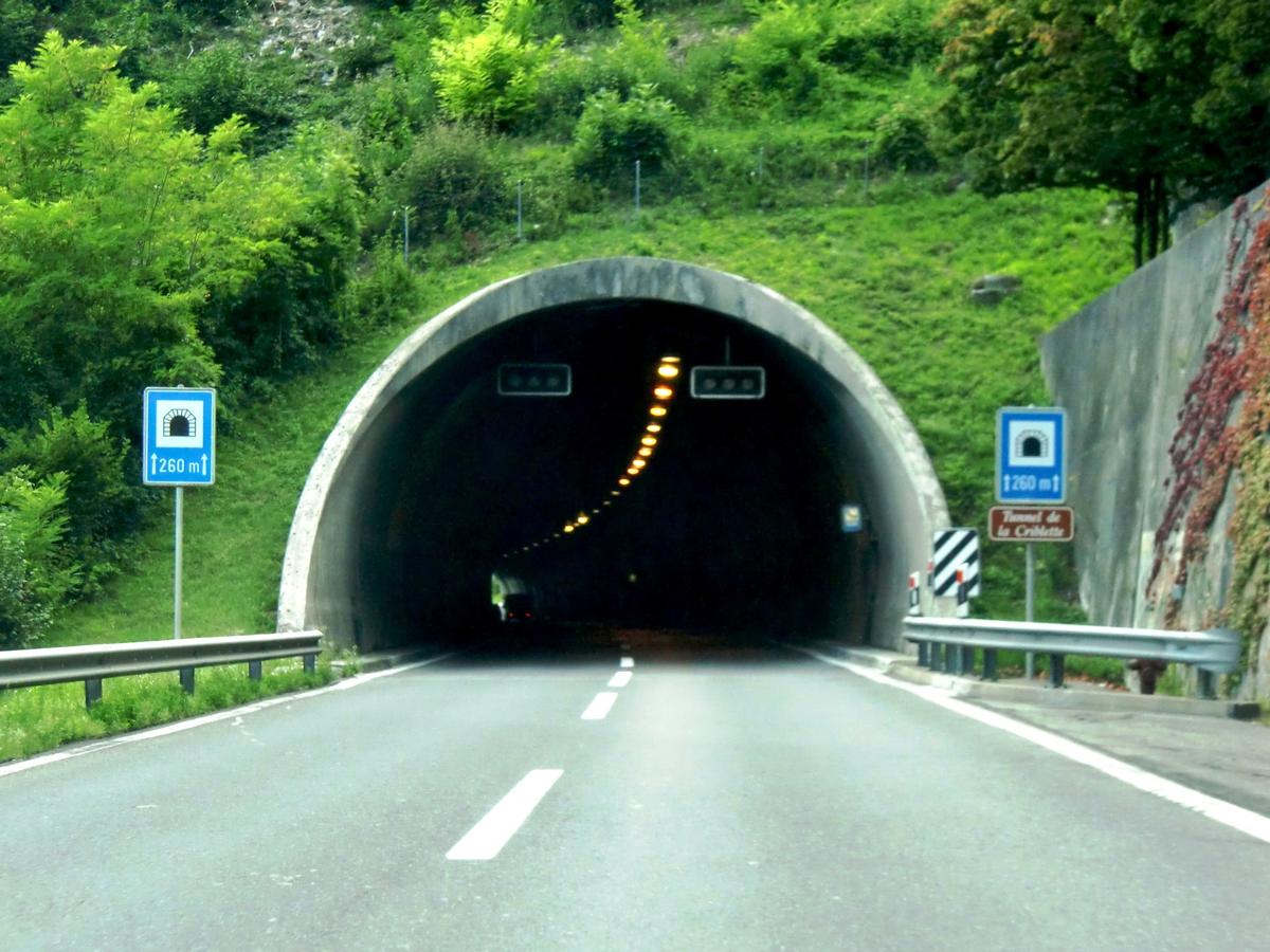 Criblette Tunnel southern portal 