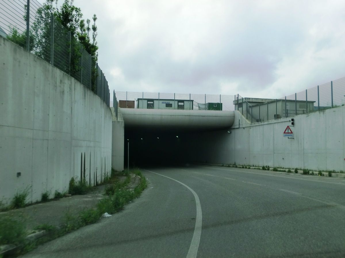 Tunnel nord de la gare d'Afragola 