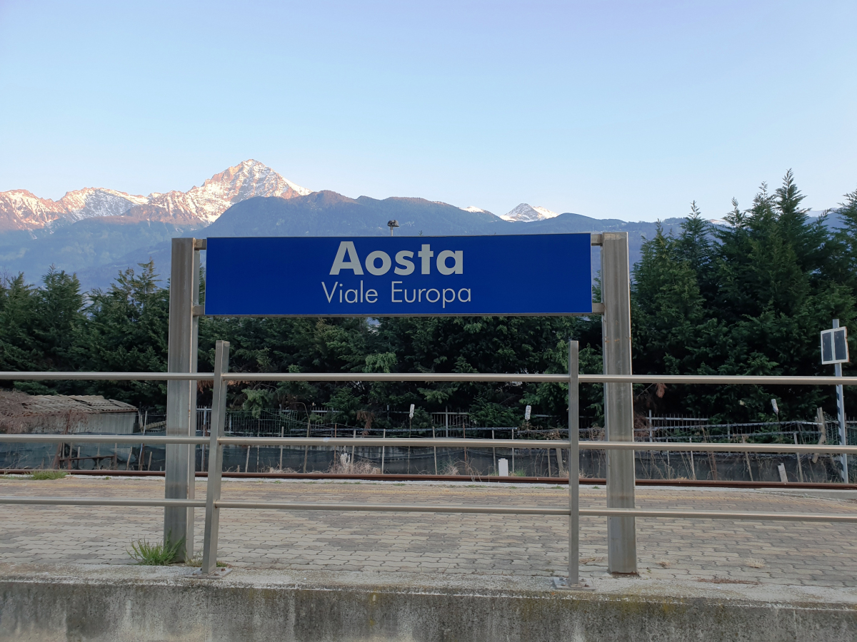 Bahnhof Aosta Viale Europa 