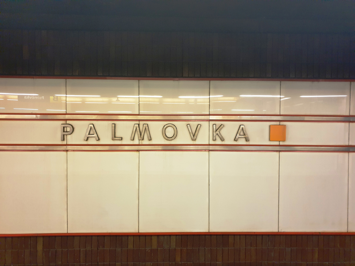 Metrobahnhof Palmovka 