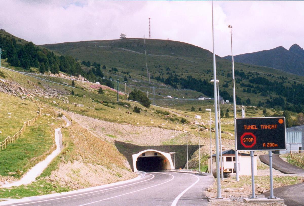 Envalira Tunnel western portal 