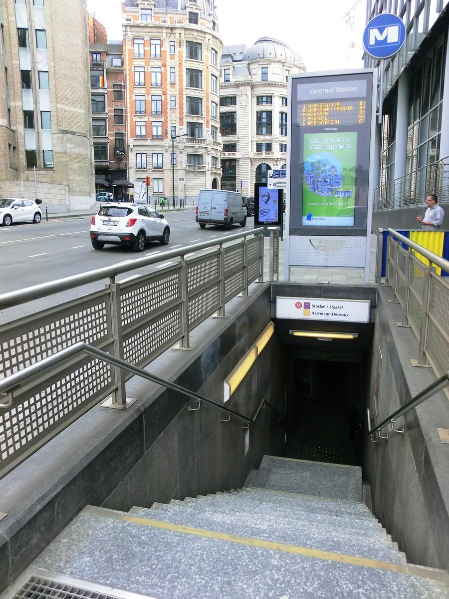 Metrobahnhof Gare Centrale 