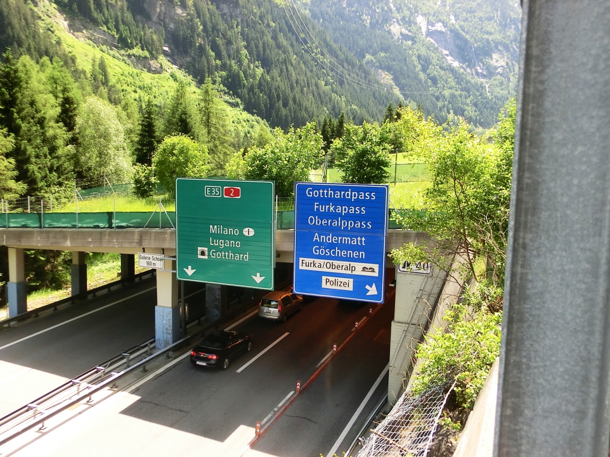 Schoni Tunnel northern portal 