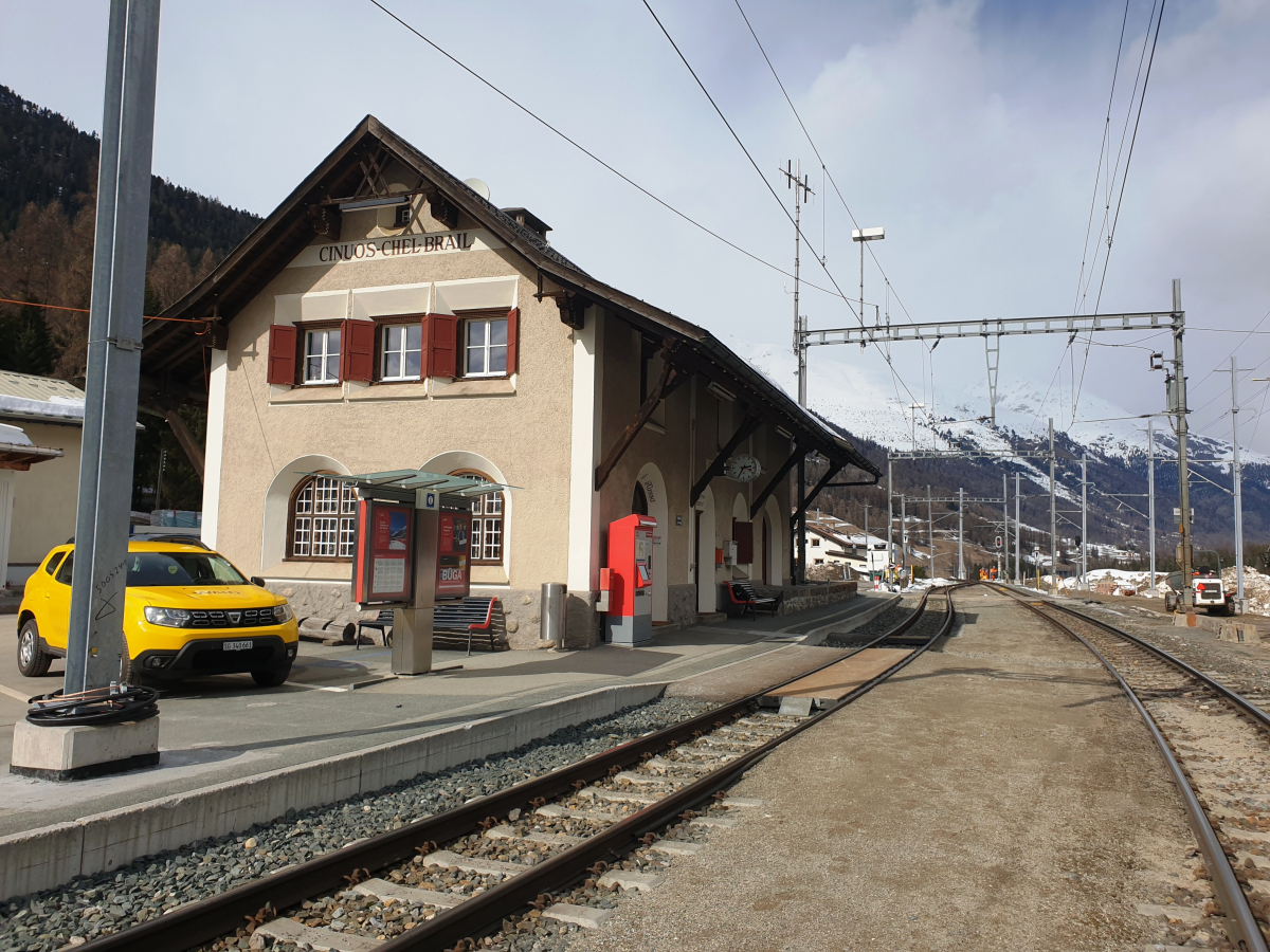 Bahnhof Cinuos-chel-Brail 