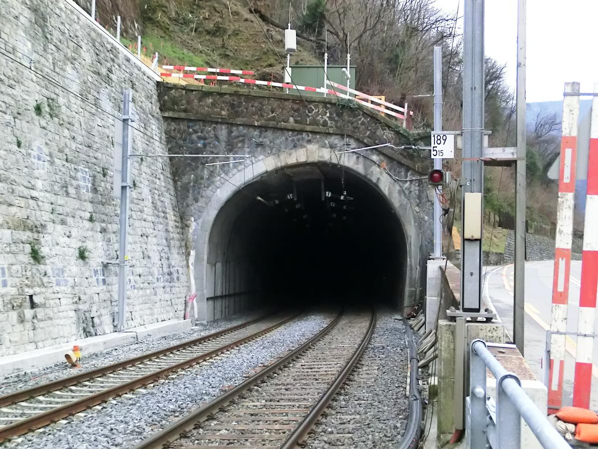 Maroggia Tunnel northern portal 