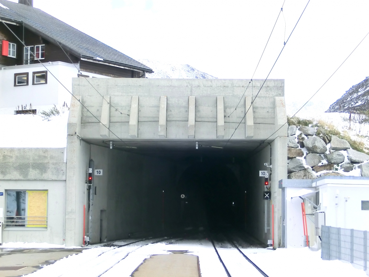 Oberalppass Tunnel western portal 