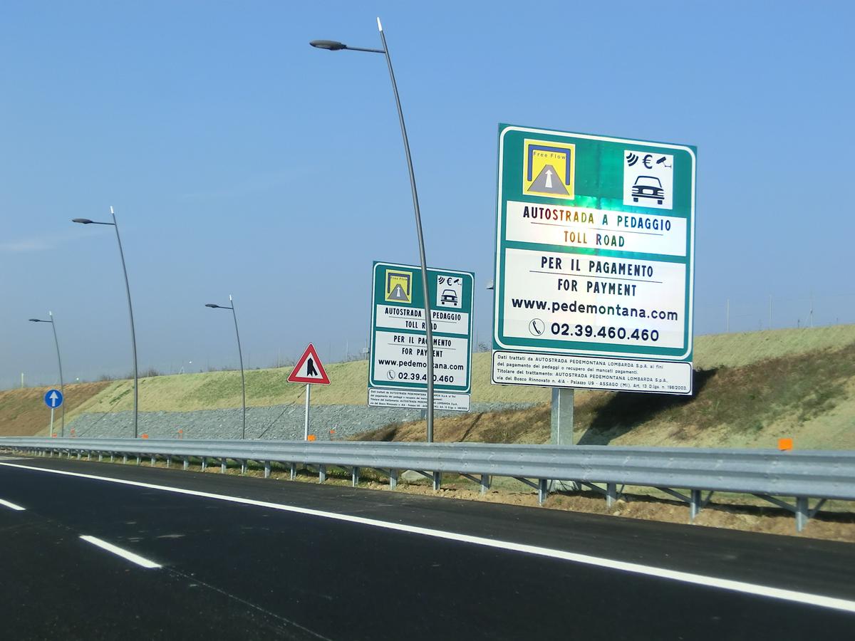 A 36 Motorway (Italy) near Lentate 