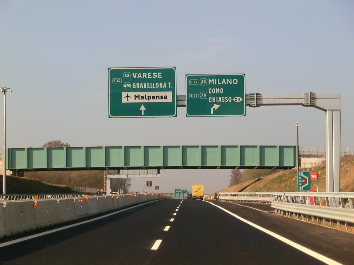 A 36 Motorway (Italy) near Lomazzo 