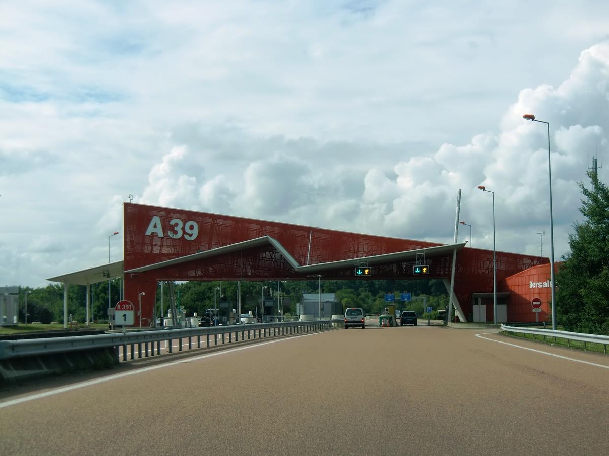 A39 Bersaillin toll station 