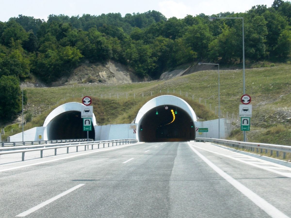 Anthochori Tunnel western portals 