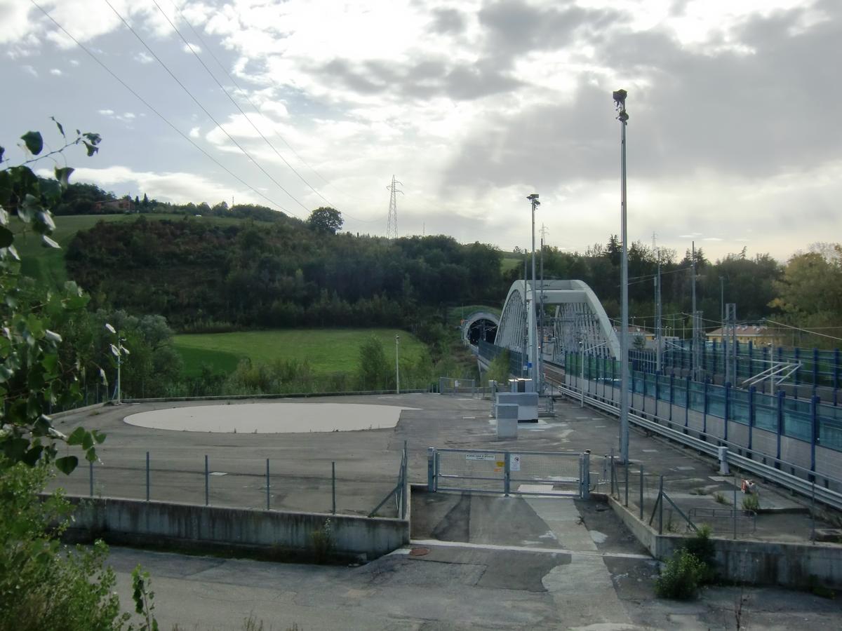 Savena Viaduct and Pianoro northern portal 