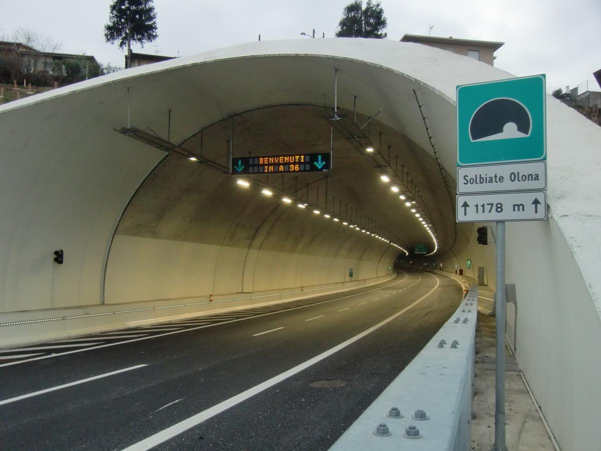 Solbiate Olona Tunnel eastern portal 