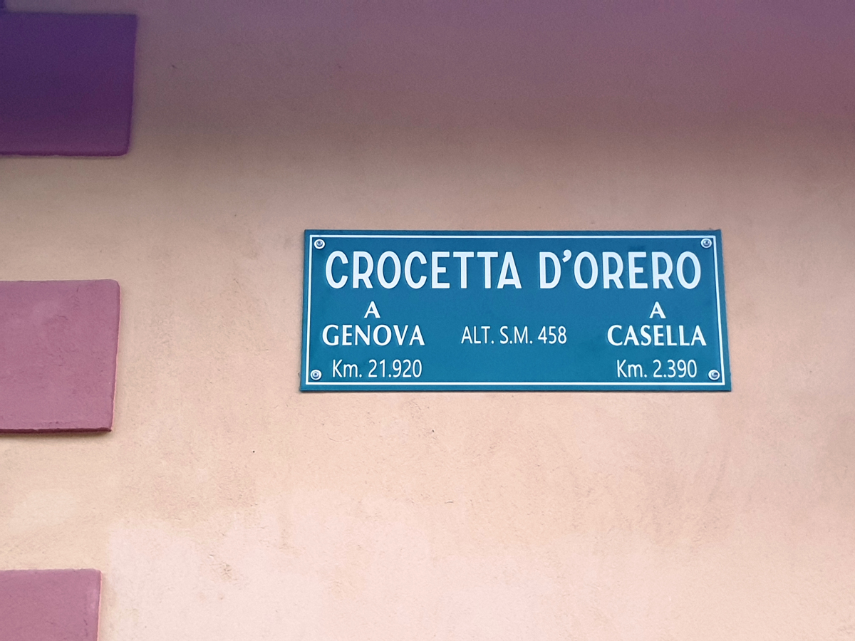 Crocetta d'Orero Station 