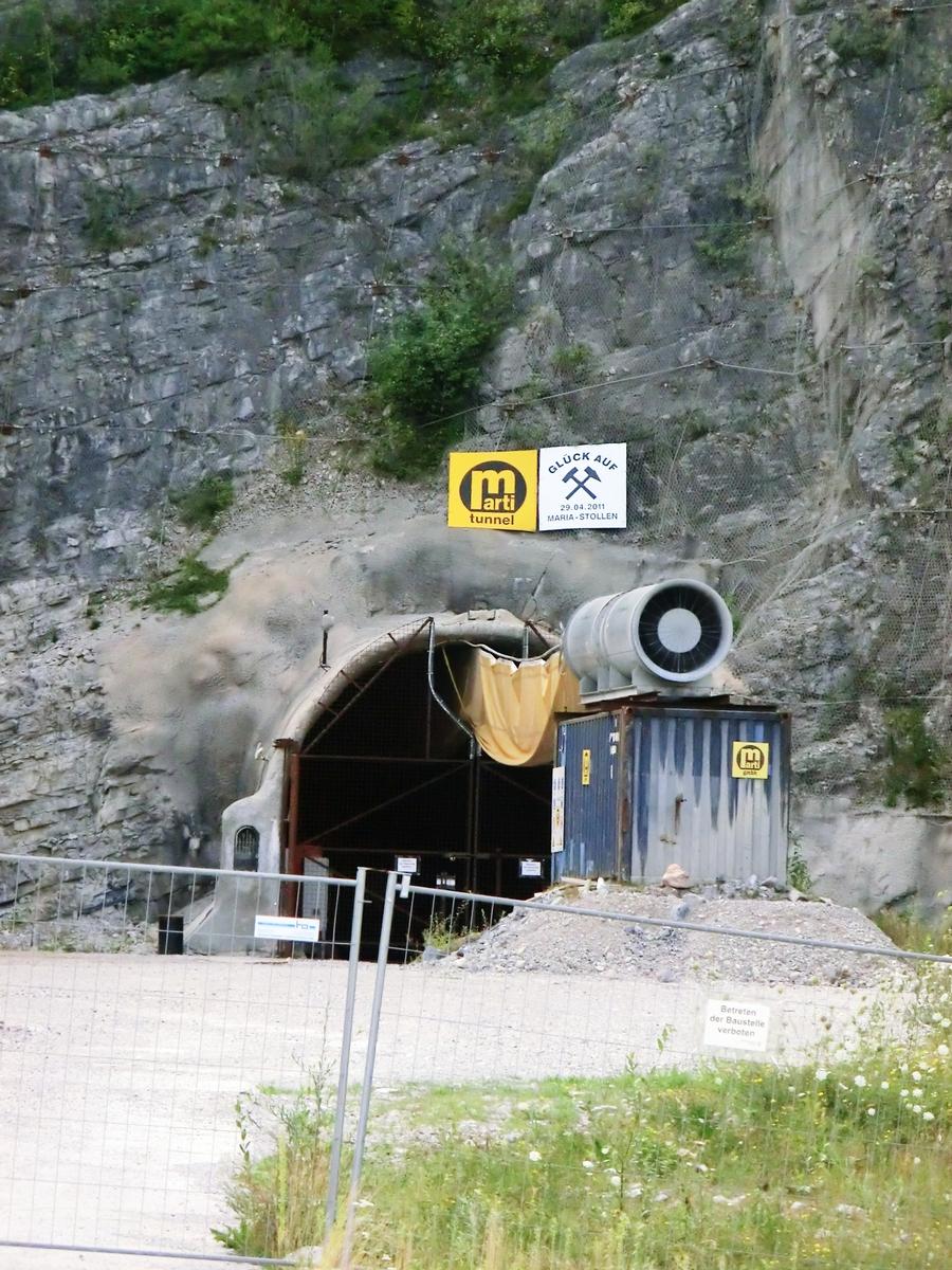 Kramer Tunnel, safety tunnel western portal 