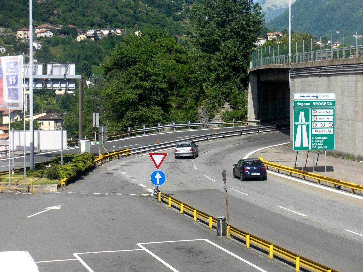 A9 motorway from Brogeda (I-CH) custom 