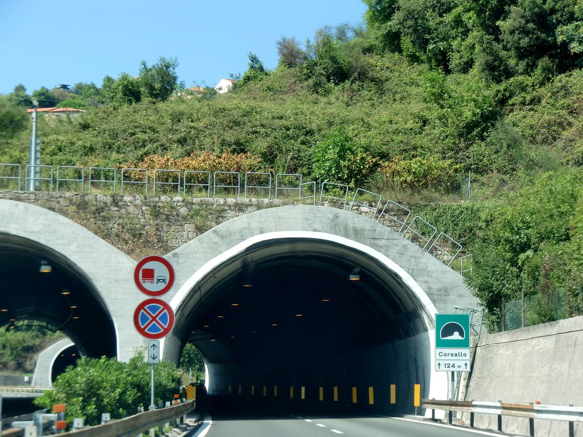 Coreallo Tunnel eastern portal 