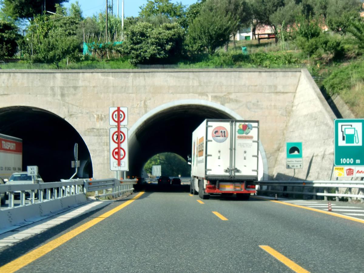 Quattro Stagioni Tunnel western portals 