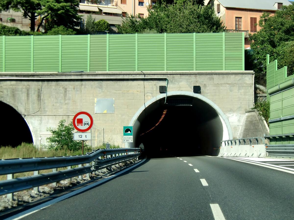 Torre Faraggiana Tunnel western portals 