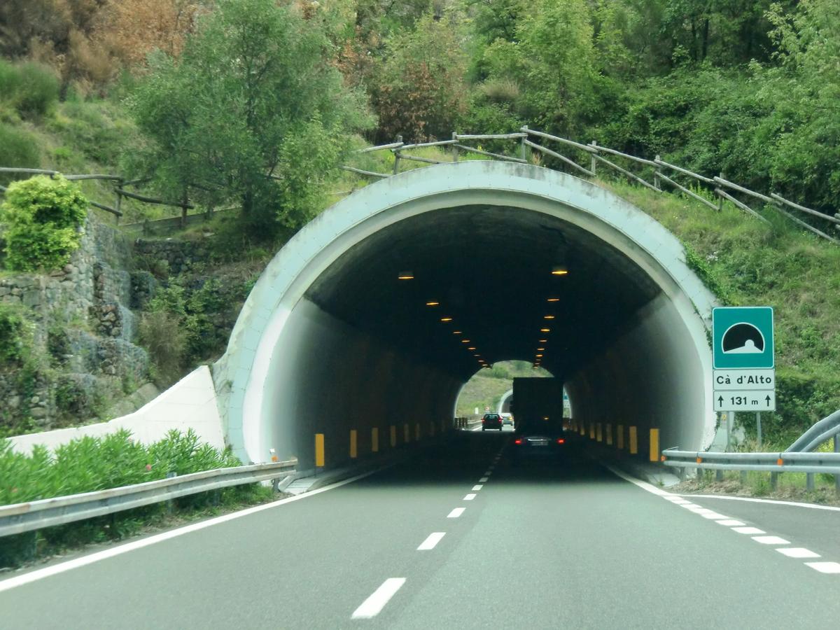 Cà d'Alto Tunnel western portal 