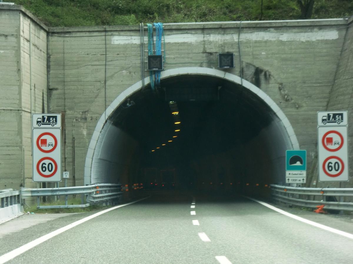 Monte Camaldoli Tunnel western portal 