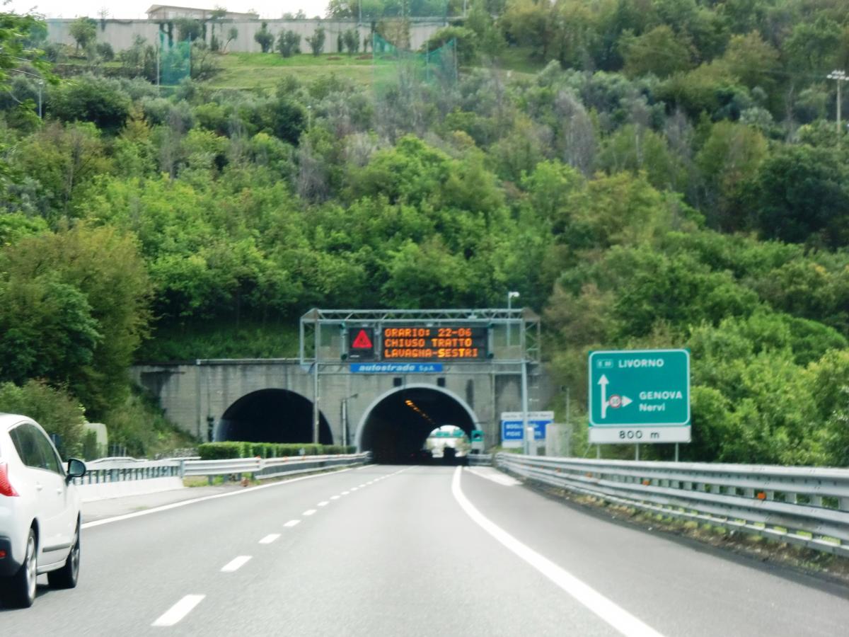 Colle Pianetti Tunnel western portals 