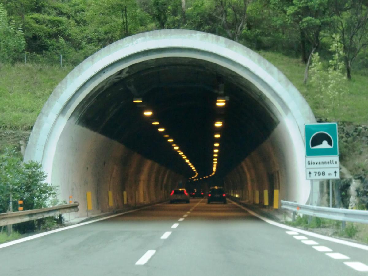 Giovannella Tunnel western portal 
