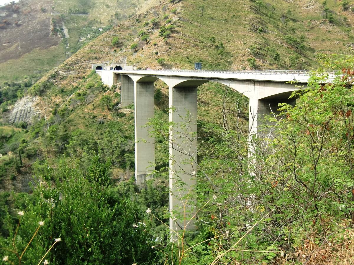 Nervi Viaduct and Costa di Monte Moro tunnel eastern portals 