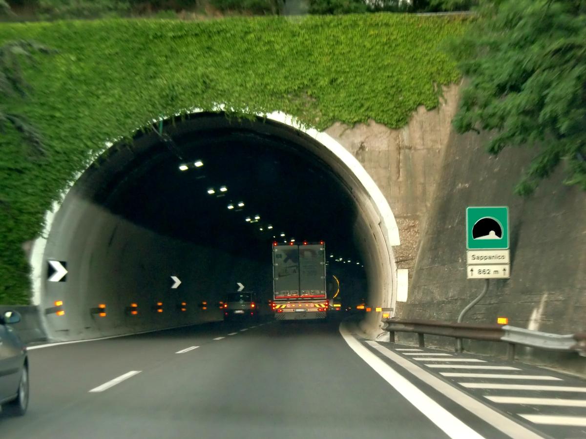 Sappanico Tunnel, northern portal, direction Bari 