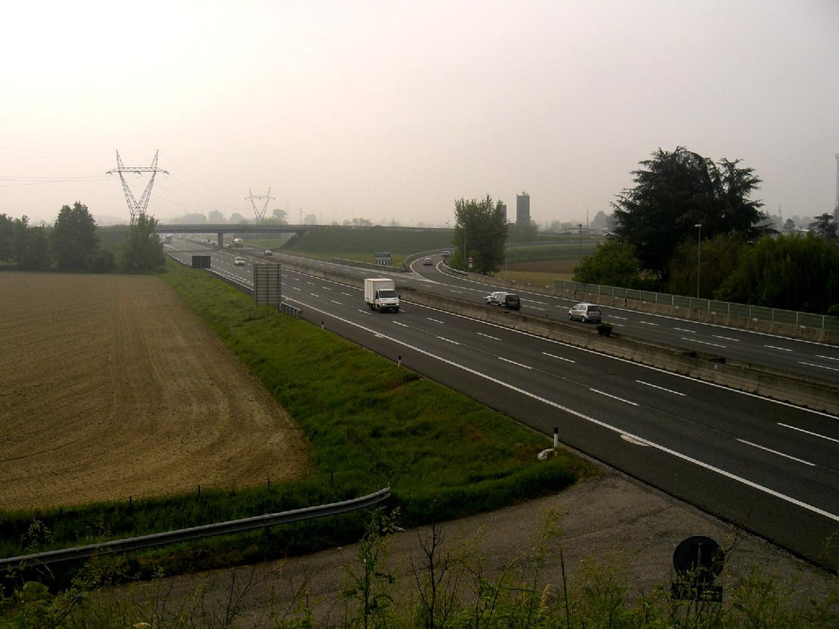 A1 motorway at Piacenza Nord exit 