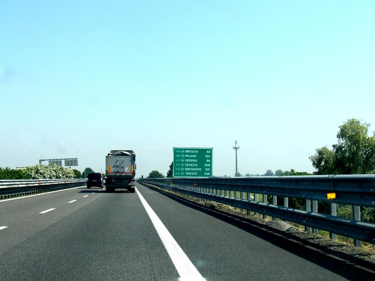 A21 Motorway near Cremona 