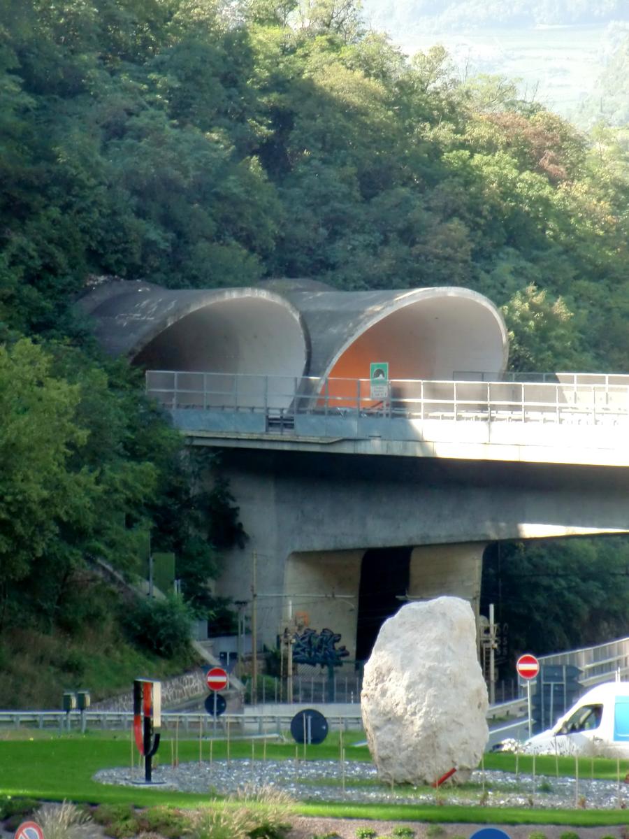 Cardano-Kardauner Tunnel, Northern portals 
