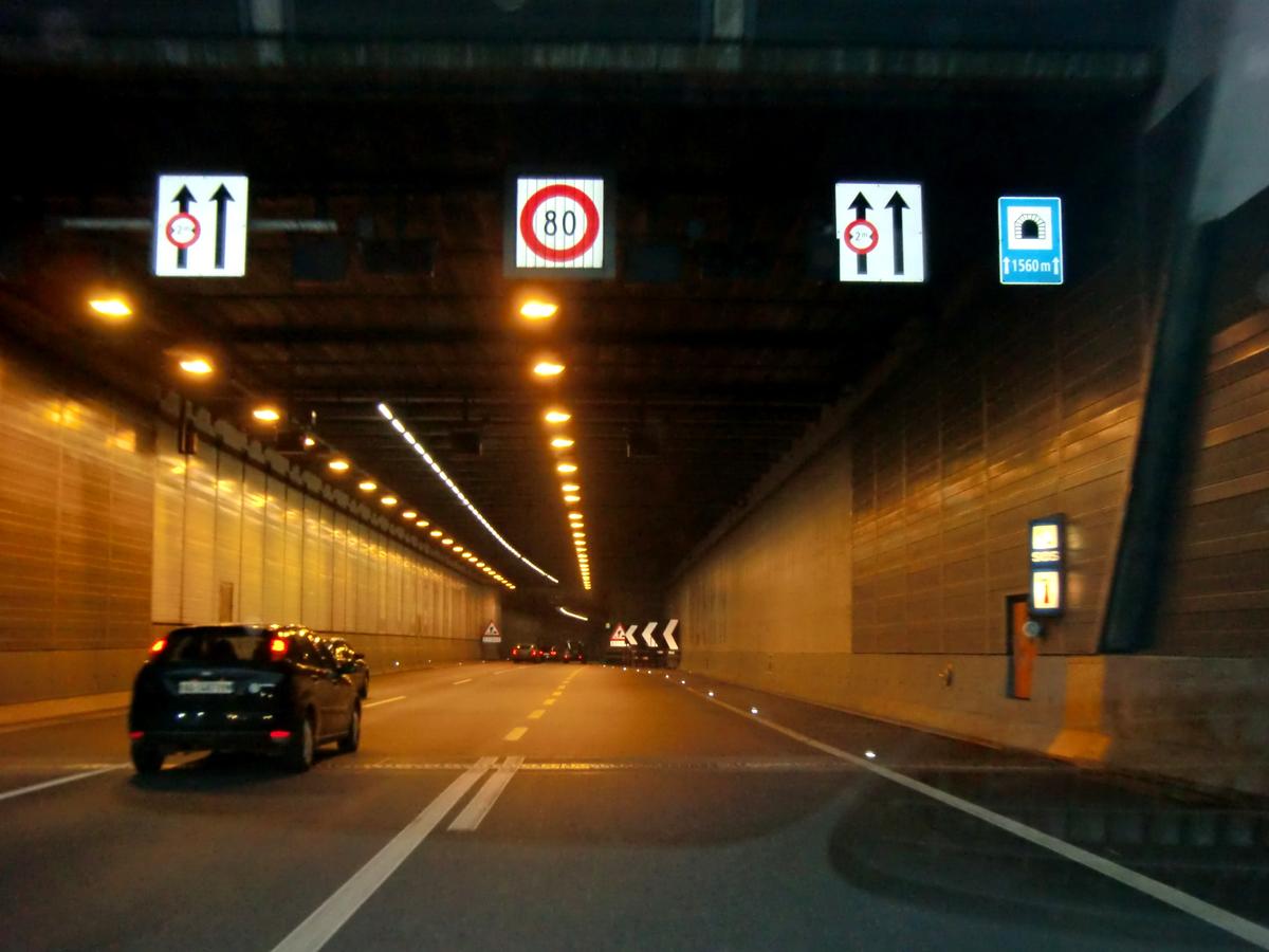 Sonnenberg Tunnel, northern direction 