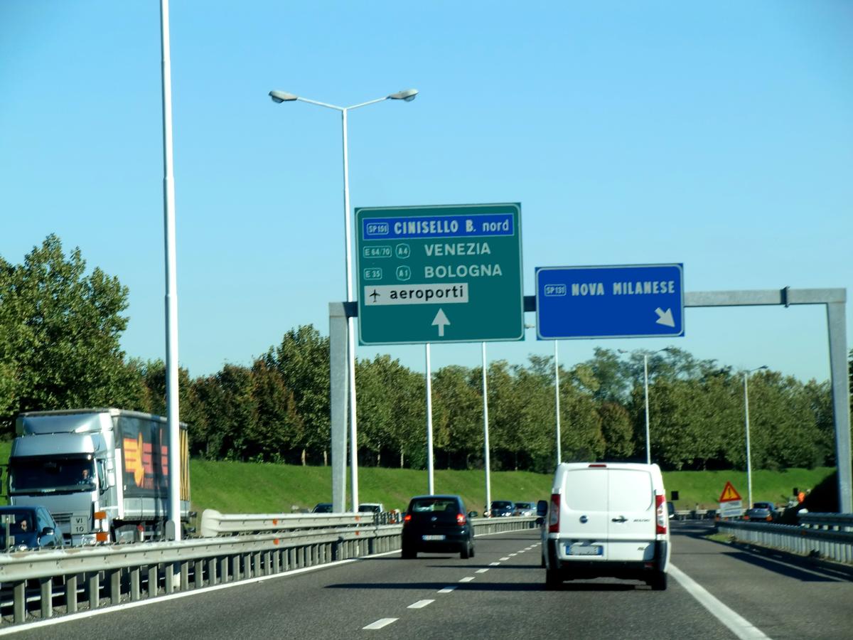 A52 motorway - Nova Milanese exit 