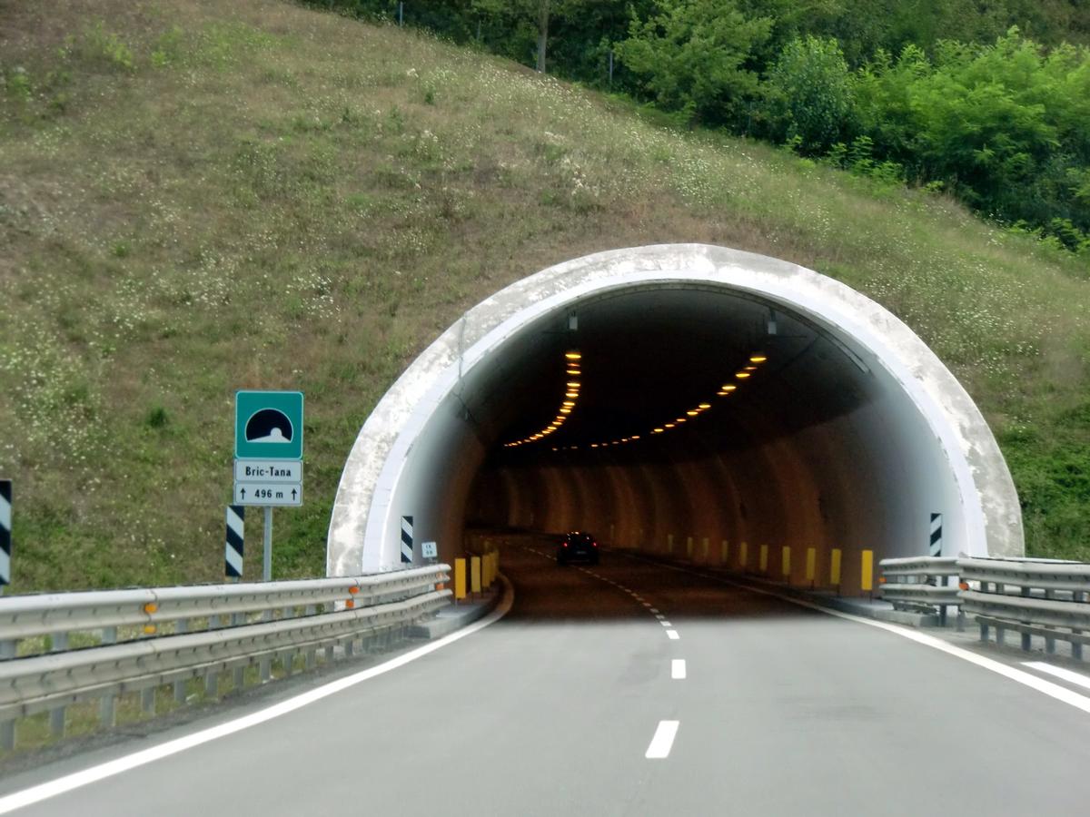 Bric Tana Tunnel, southern portal 
