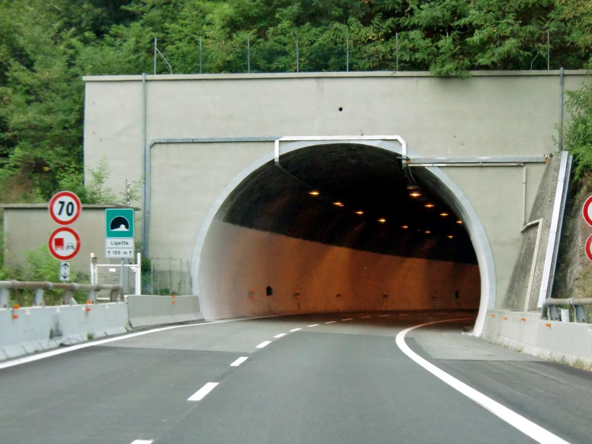 Ligetta Tunnel, northern portal 