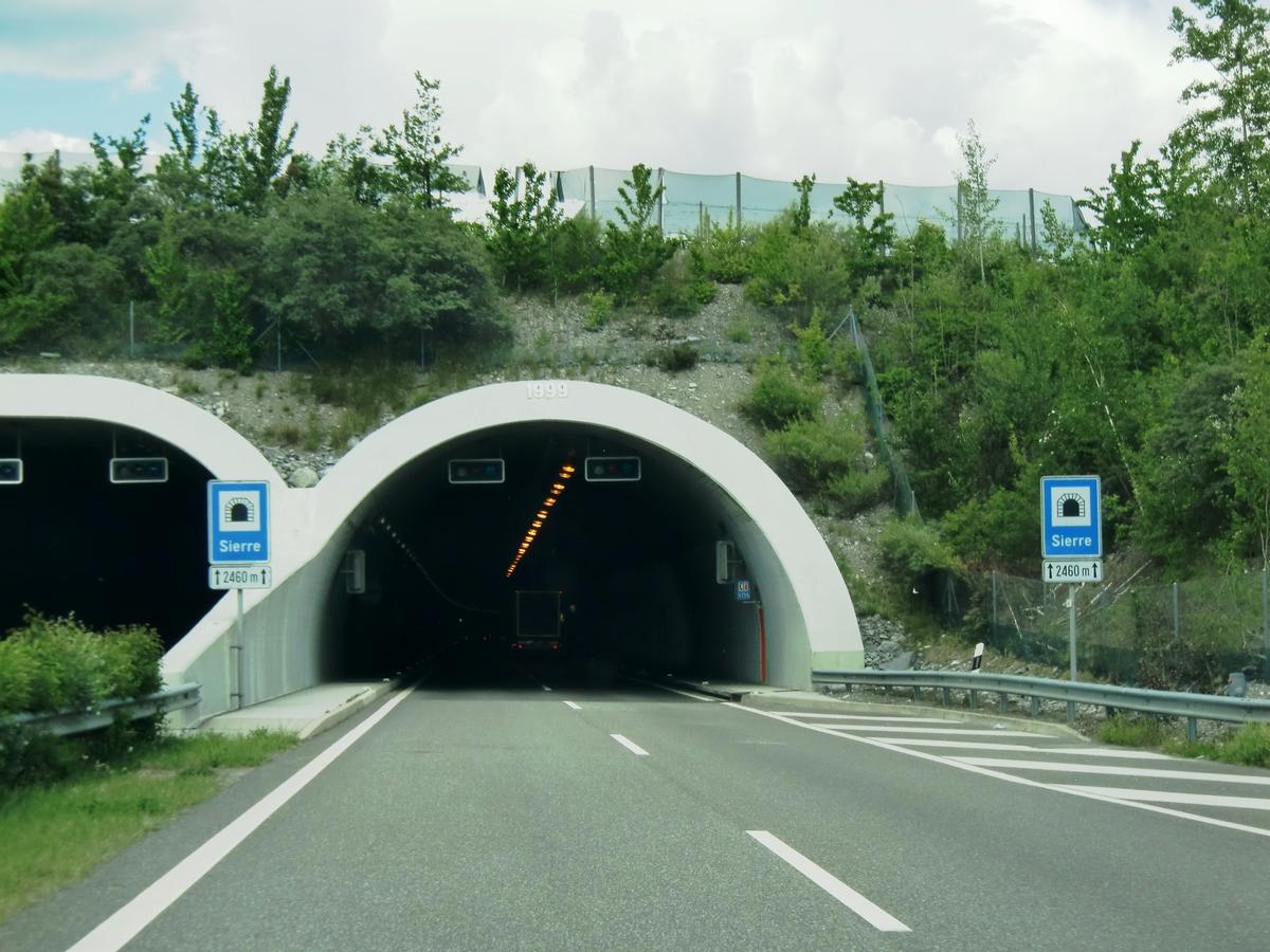 Sierre Tunnel western portals 