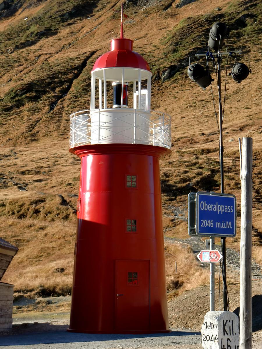 Rheinquelle lighthouse at Oberalpass 