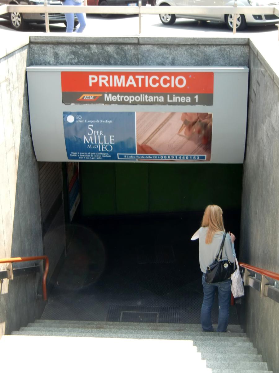 Metrobahnhof Primaticcio 