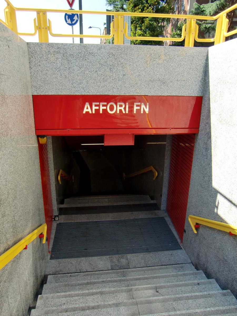 Affori FN Metro station, access 