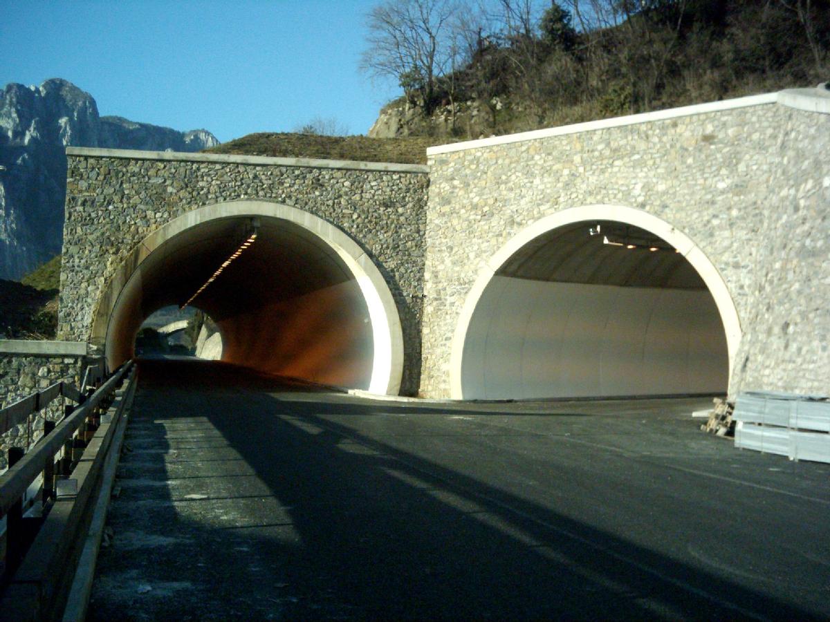 Poggi 1 (left) and Poggi 2 tunnels under construction 
