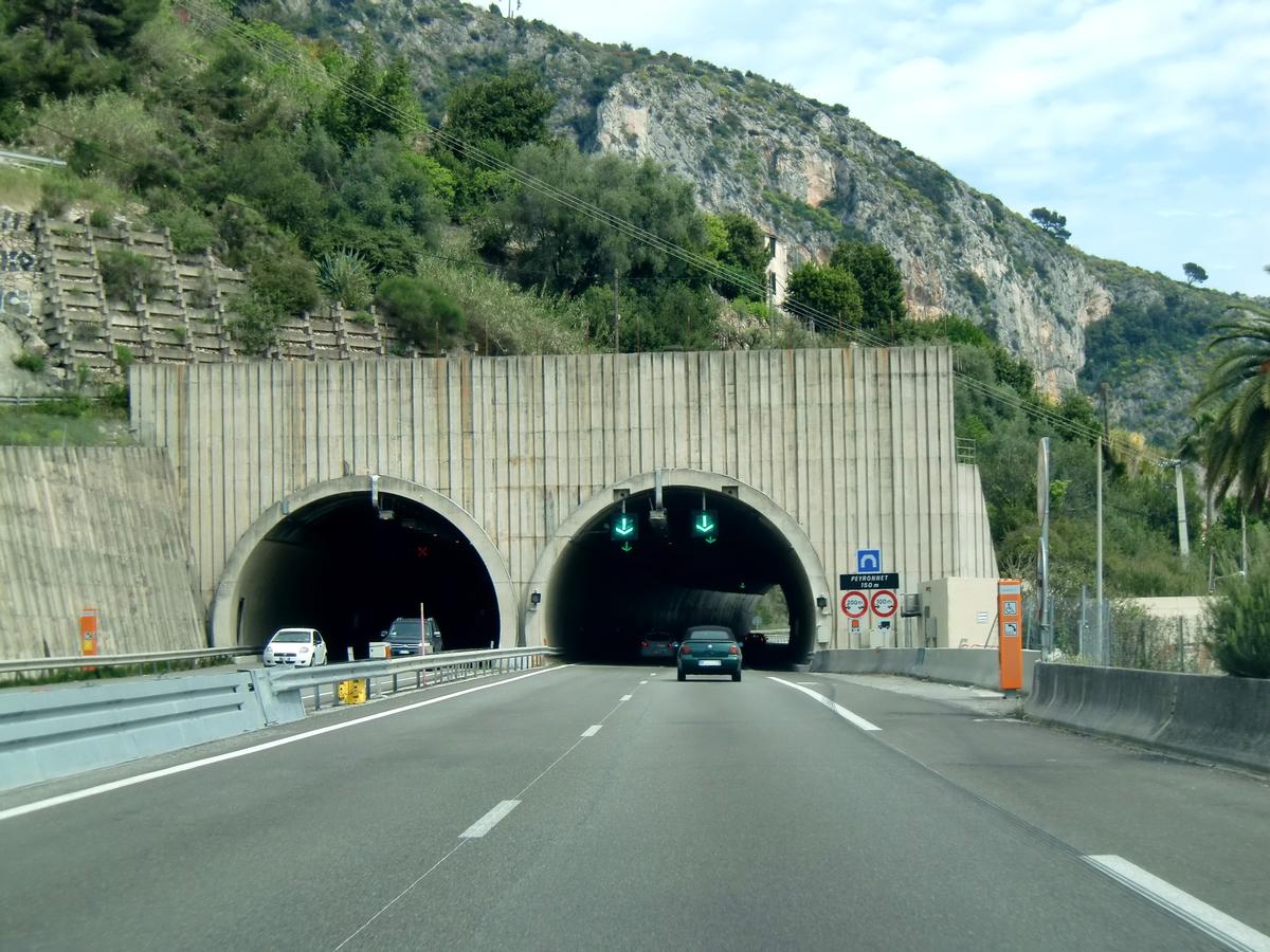 Tunnel du Peyronnet, western portals 