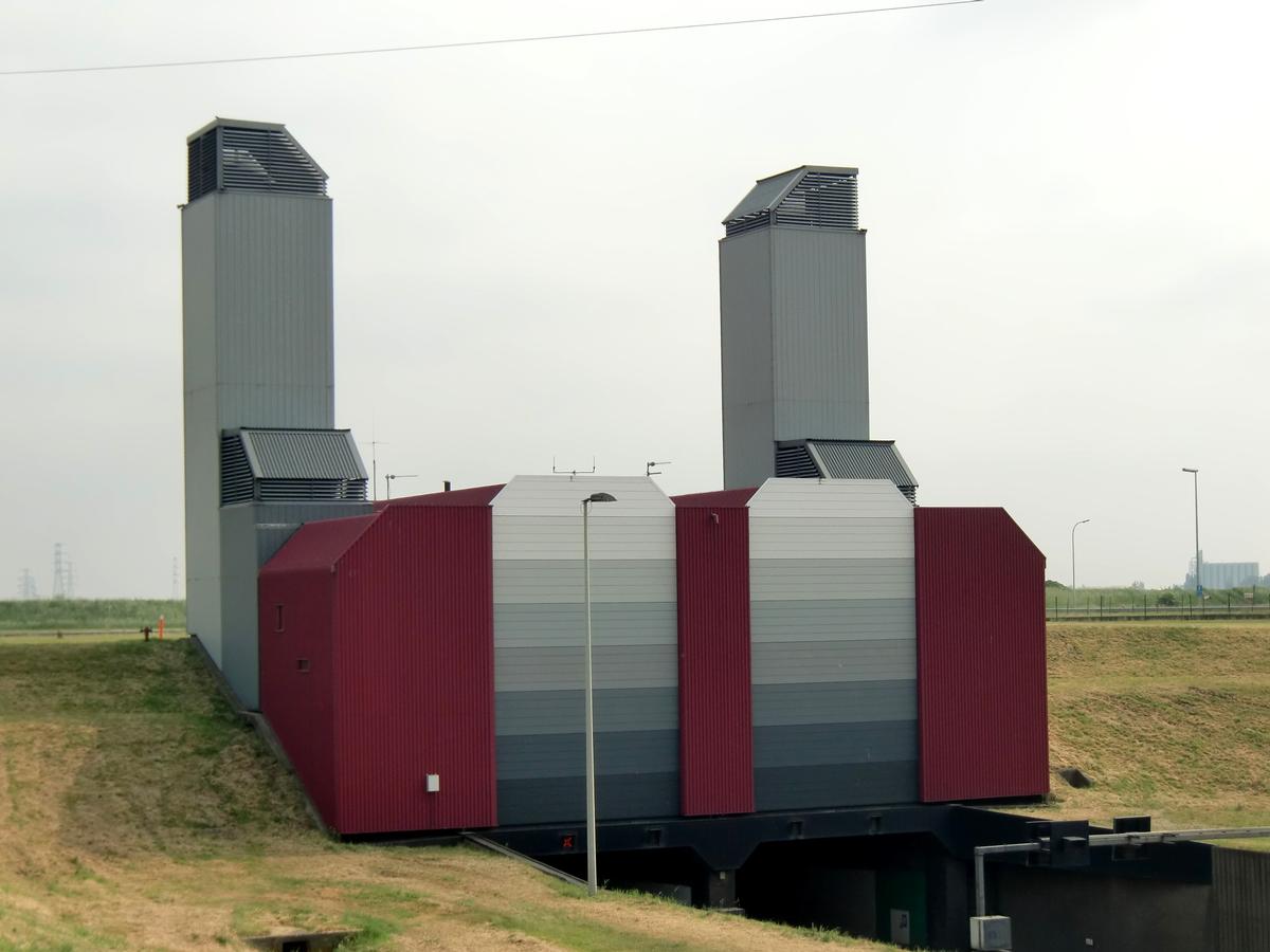 Liefkenshoek Tunnel, ventilation station 