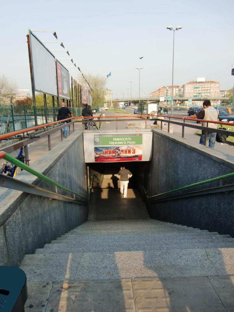 Famagosta Metro Station, access 